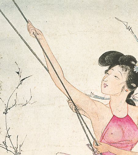 桐城-胡也佛的仕女画和最知名的金瓶梅秘戏图